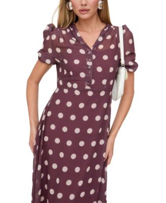 Women's Julia Button Down Print Maxi Dress