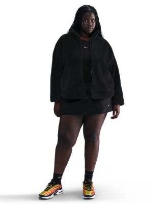 Nike - Plus Size Sportswear Essential High-Pile Fleece Jacket