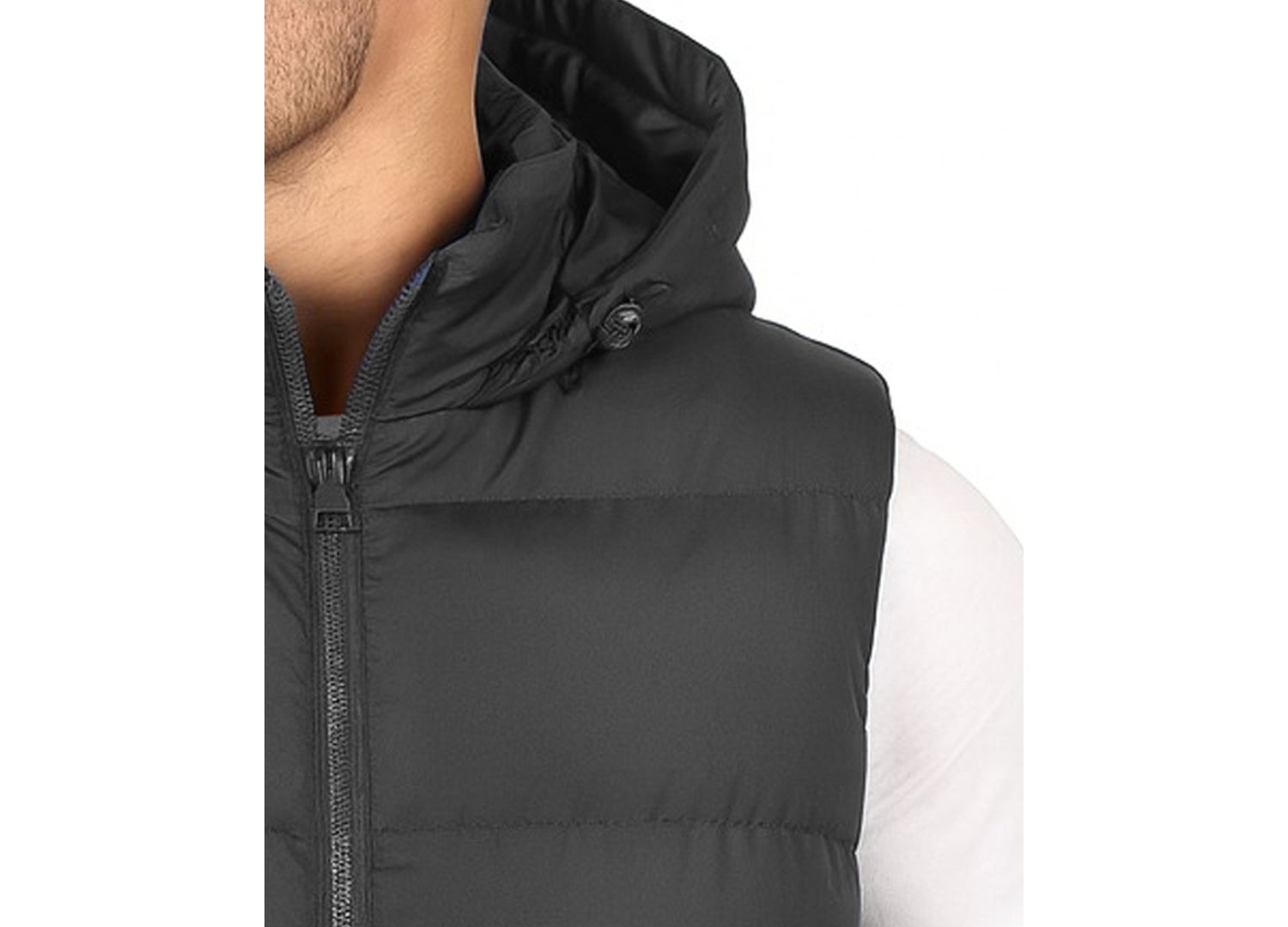 Men's Heavyweight Hooded Puffer Vest