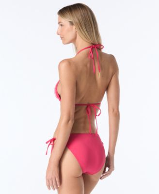 Women's Sequin Embellished Triangle Bikini Top