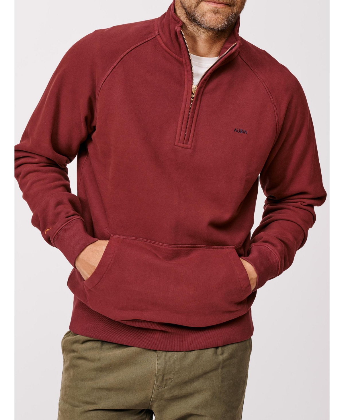 Aubin Men's Provost Zip Neck Sweatshirt