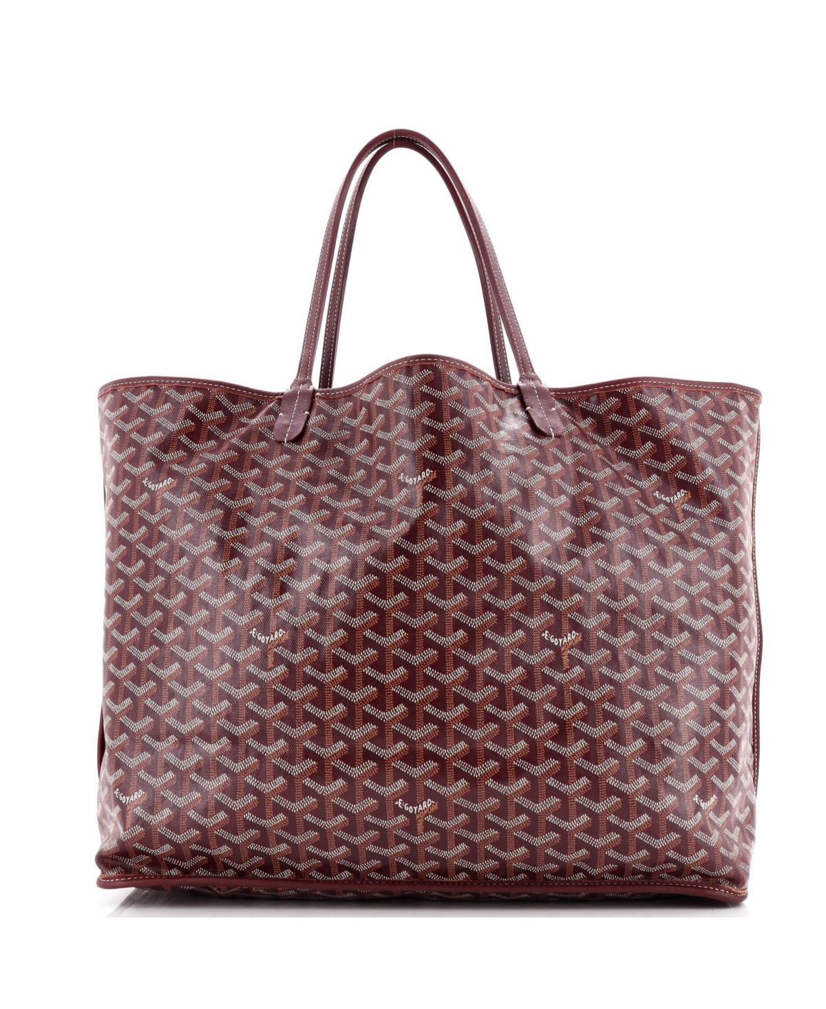 Pre-Owned Goyard Gm Anjou Reversible Tote Coated Canvas