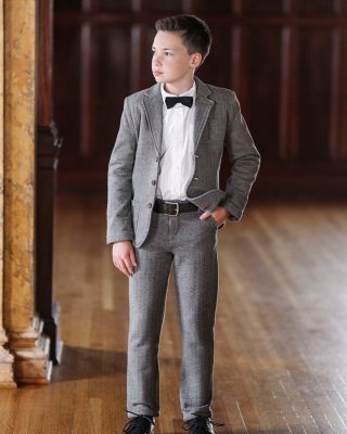 Little Boys Fleece Suit Pant Made with Organic Cotton