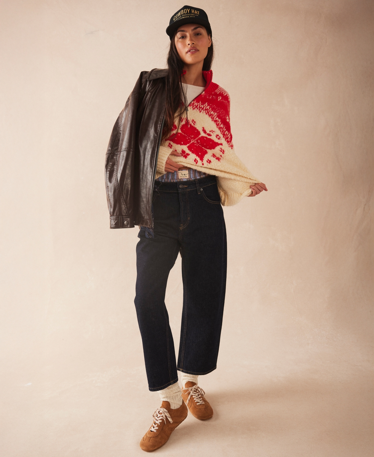 Free People Women's Mythical Long-Sleeve Turtle Neck Sweater