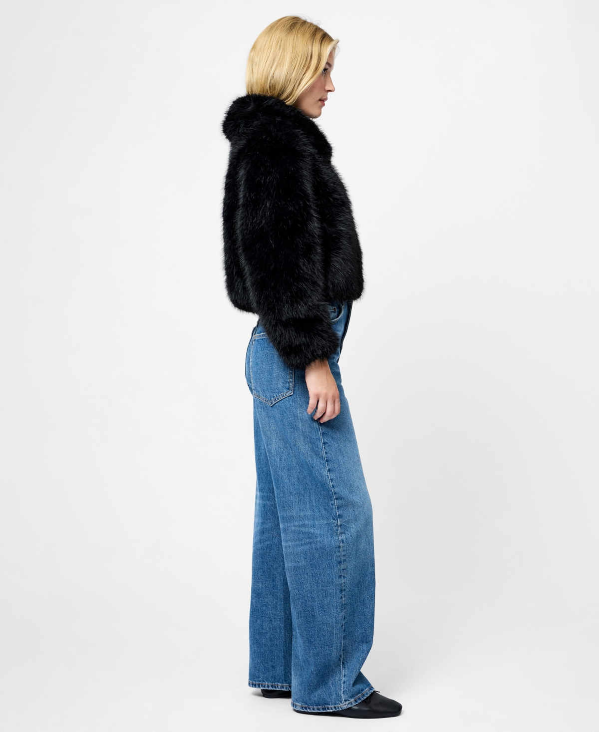 French Connection Women's Long-Sleeve Collared Jacket