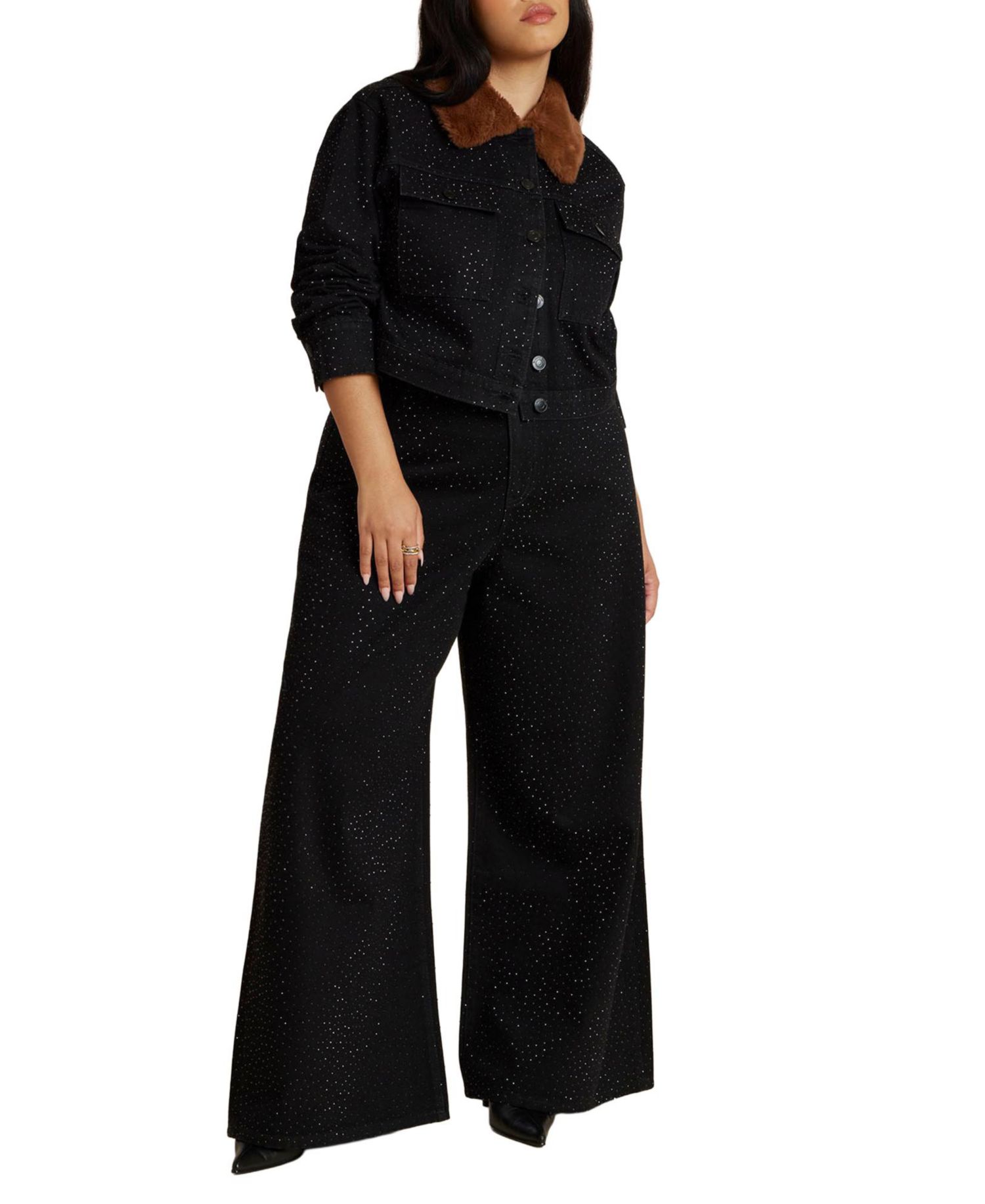 Women's Embellished Rhinestone Jeans