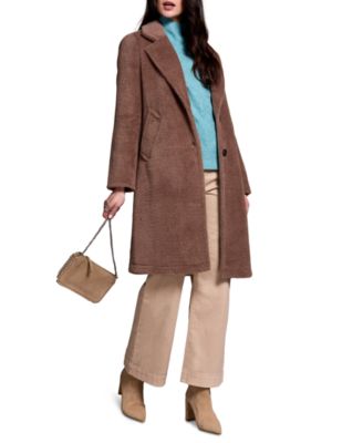 Women's Button Front Coat Jacket