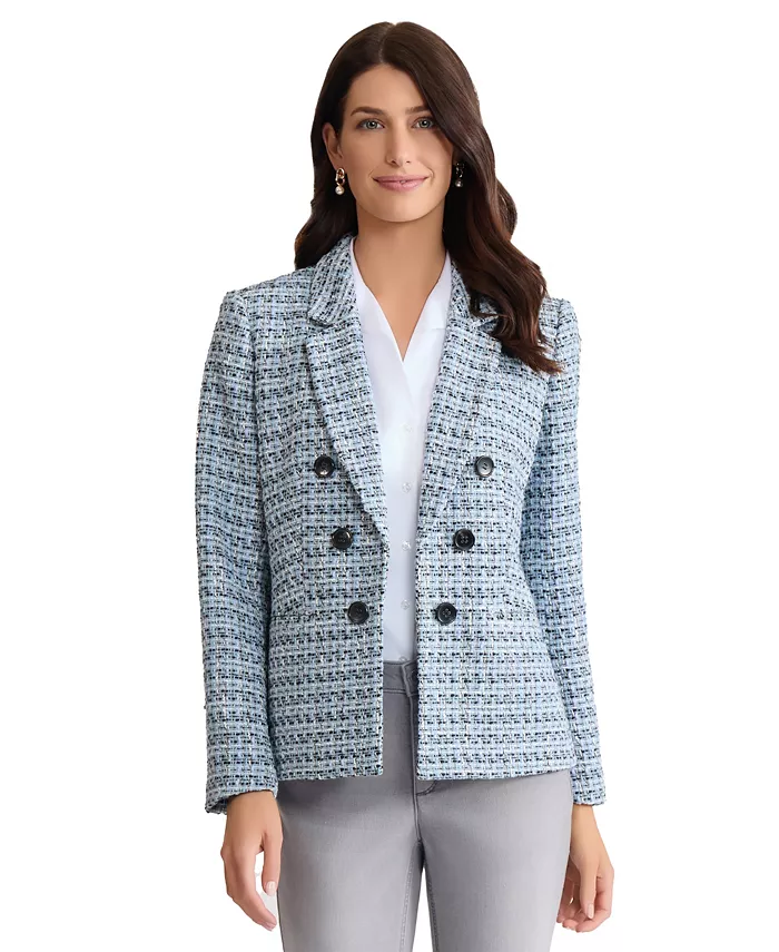 Women's Double Breasted Long-Sleeve Jacket