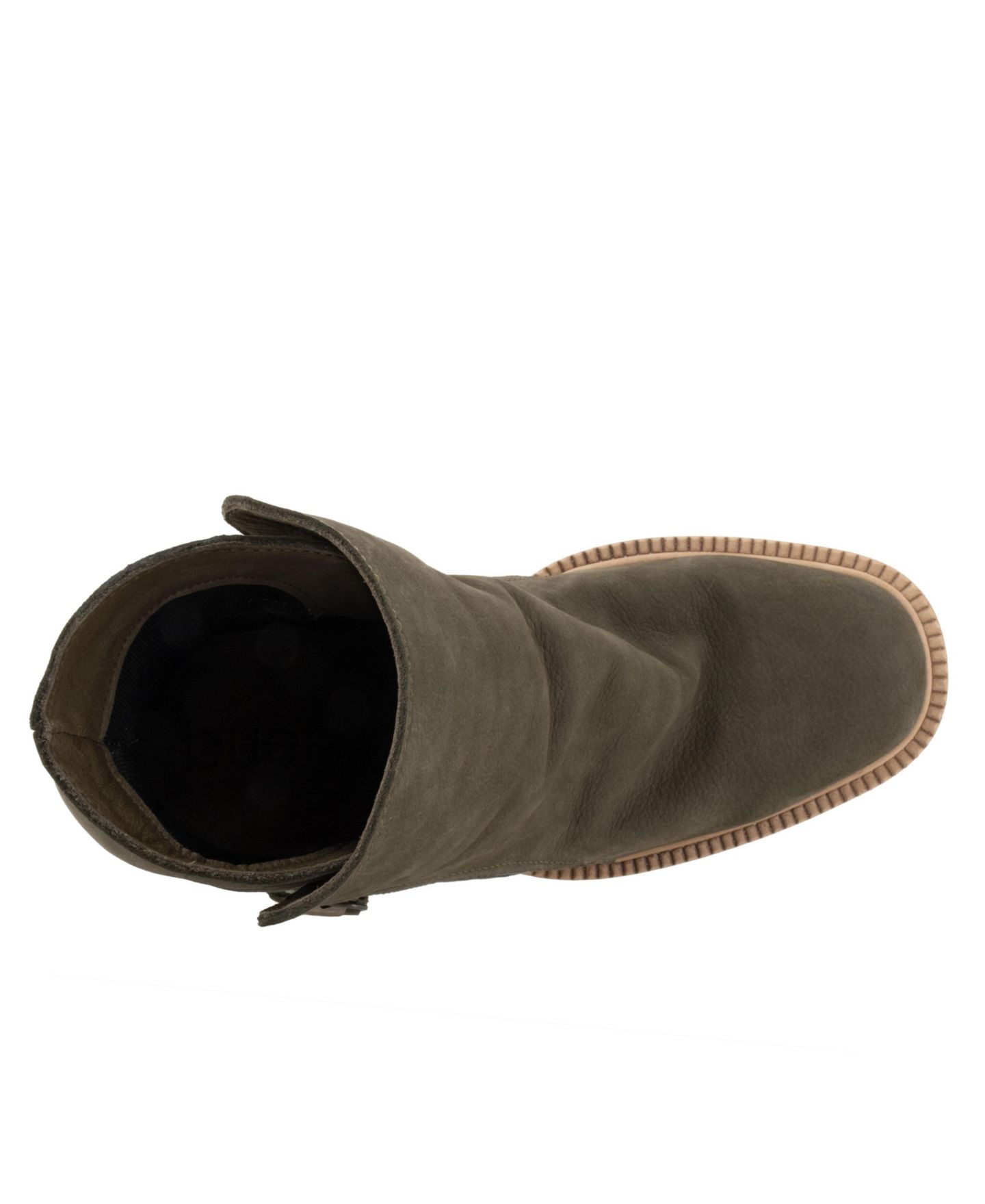 Женские ботинки Bueno Elliott Boot, цвет: Армейский зелёный нубуковый — фото 4