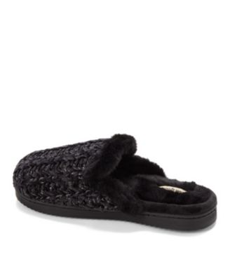 Women's Paris Chenille Shaped Tab Scuff Slipper