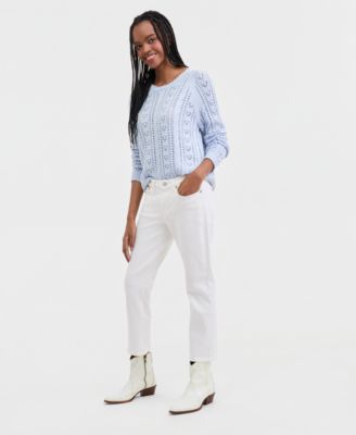 Women's Mid-Rise Sweet Crop Jeans