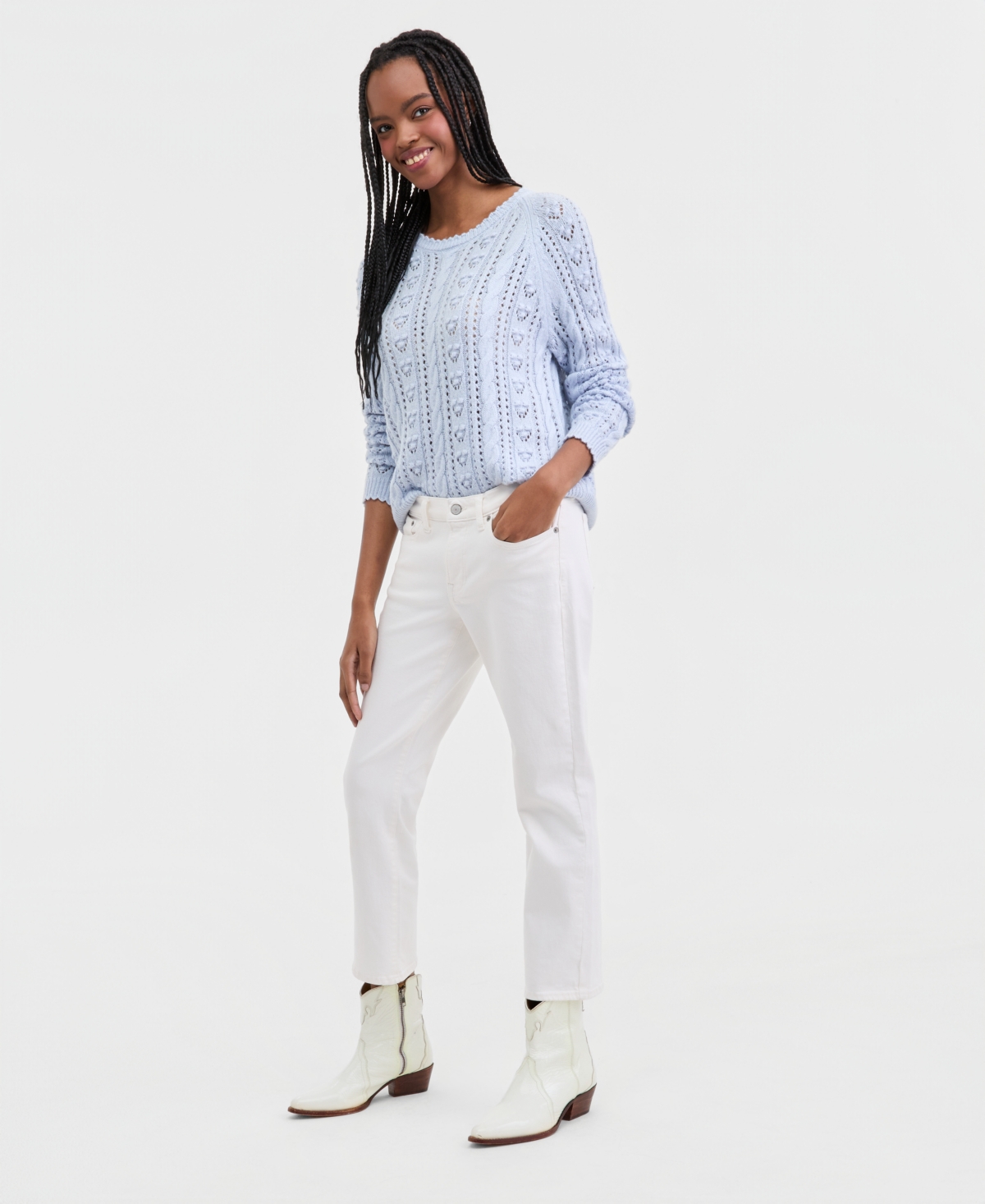 Lucky Brand Women's Mid-Rise Sweet Crop Jeans