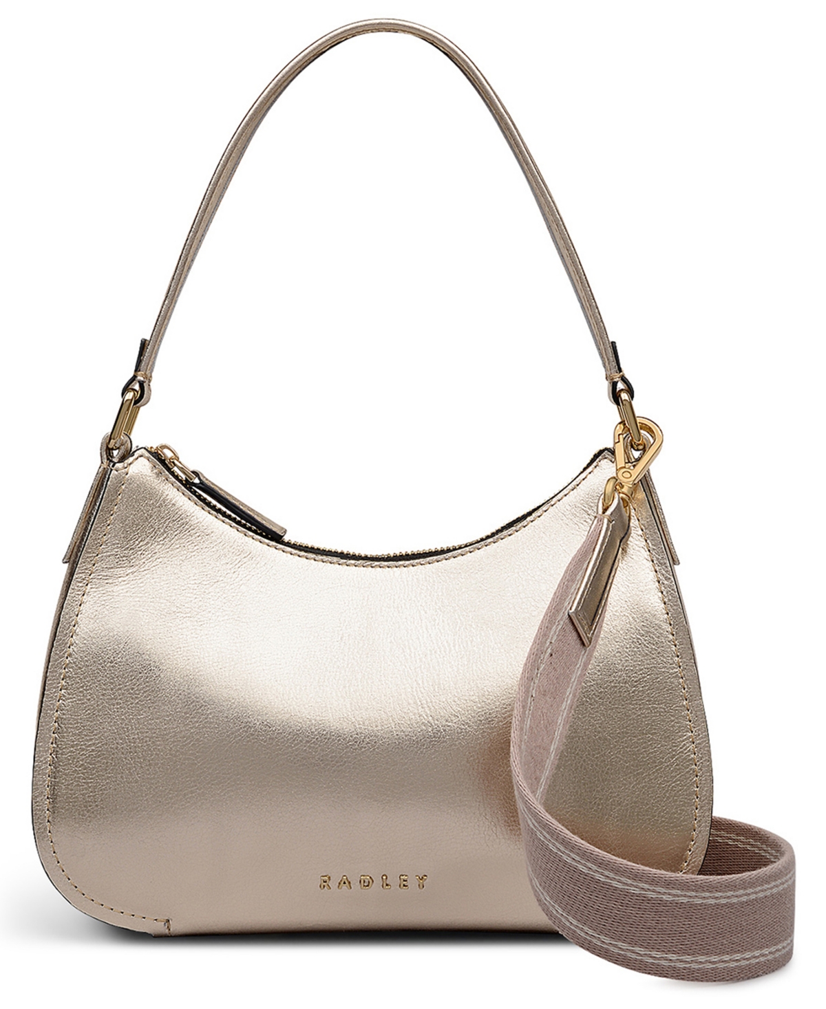 Radley London Alley Metallic Small Zip Top Crossbody Shoulder Bag