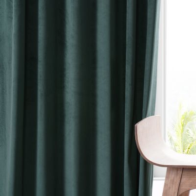 Signature Plush Velvet Hotel Blackout Curtain