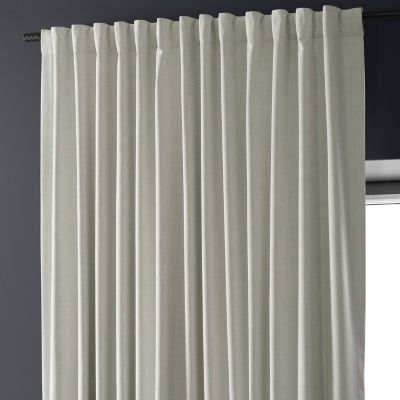 Extra Wide Performance Linen Hotel Blackout Curtain