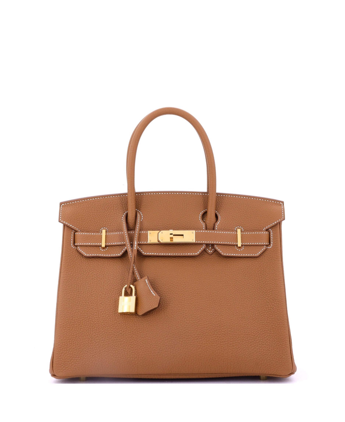 Pre-Owned Hermes Birkin Handbag Togo with Gold Hardware