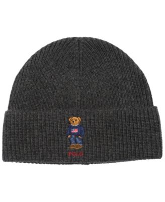 Polo Ralph Lauren - Men's Solid Flag Bear Beanie