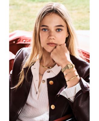 Women's Quartz Gold Tone Stainless Steel Bracelet Watch, 22.5mm