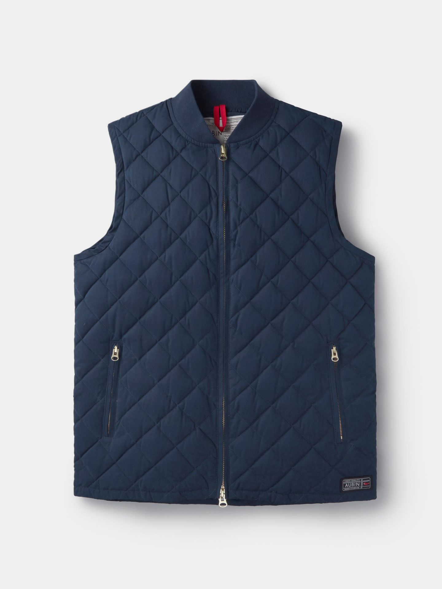 Мужской жилет Aubin Anwick Quilted Gilet Vest, цвет: Тёмно-синий — фото 8