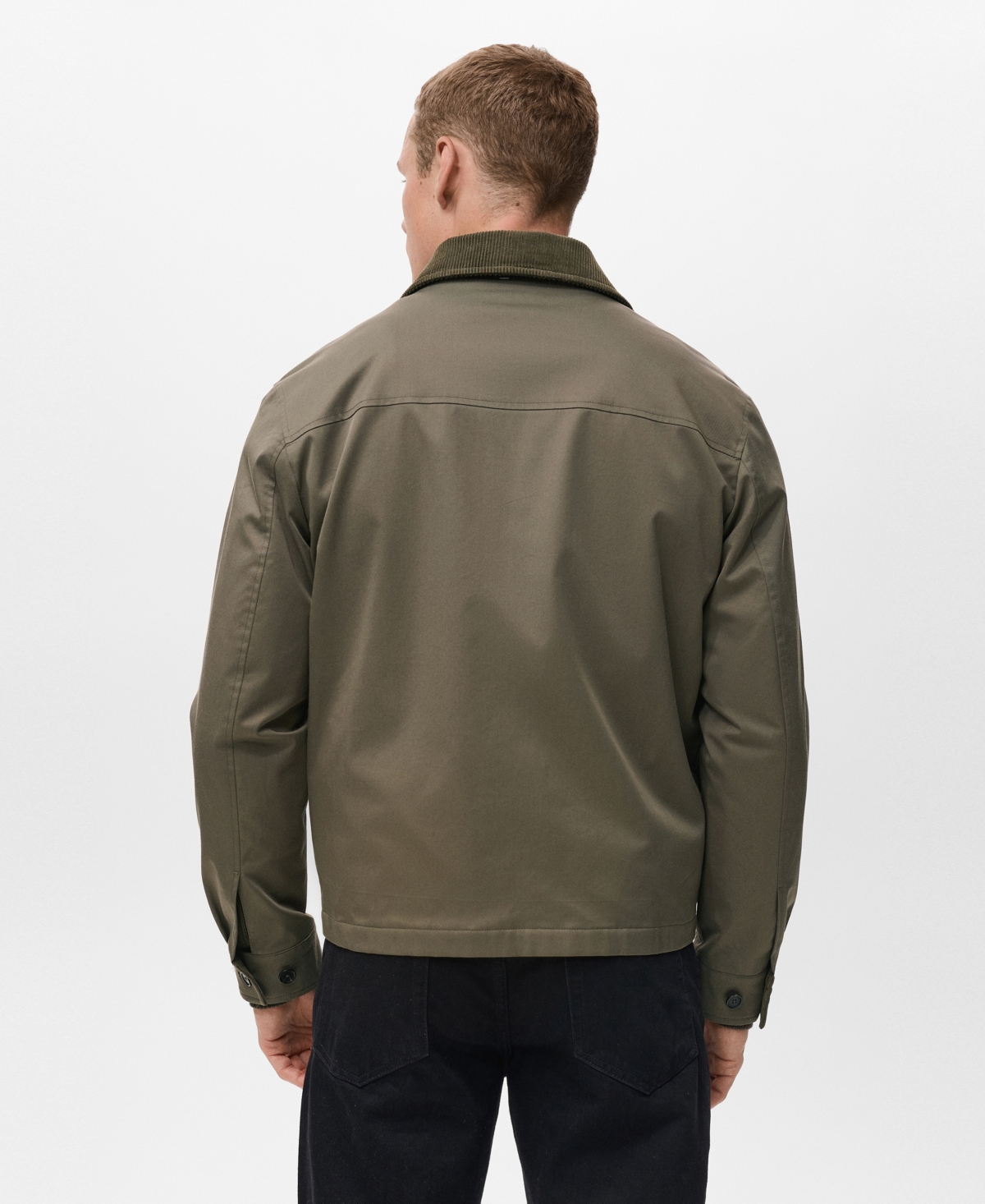 Mango Men's Pockets Water-Repellent Jacket