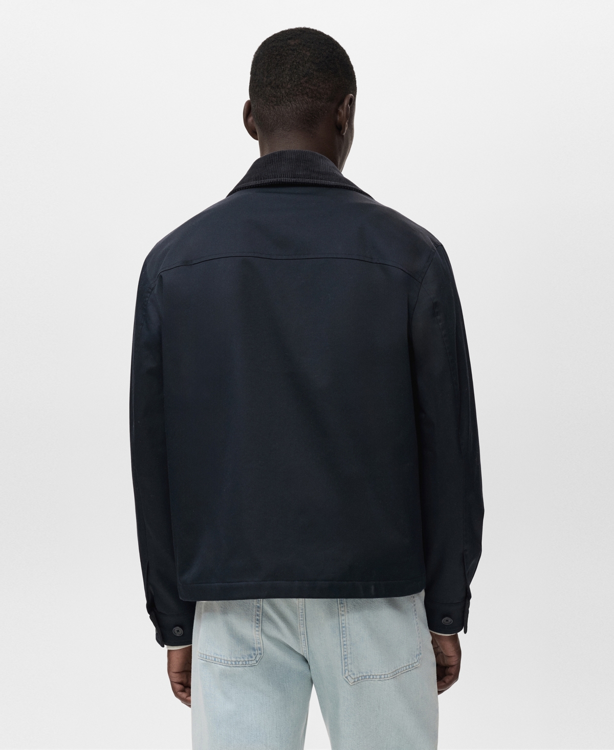 Mango Men's Pockets Water-Repellent Jacket