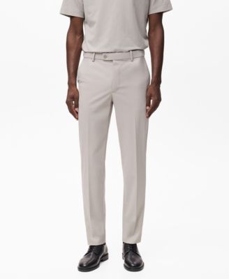 MANGO - Men's Zurich Slim-Fit Thermolite Suit Pants