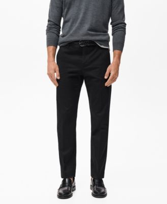 MANGO - Men's Regular-Fit Cotton Pants