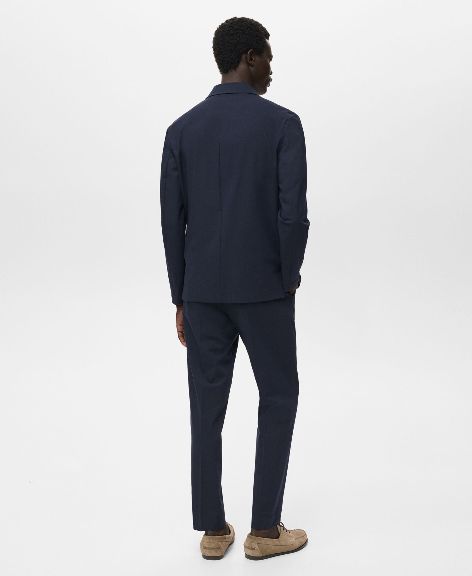 Men's Pockets Slim-Fit Suit Jacket