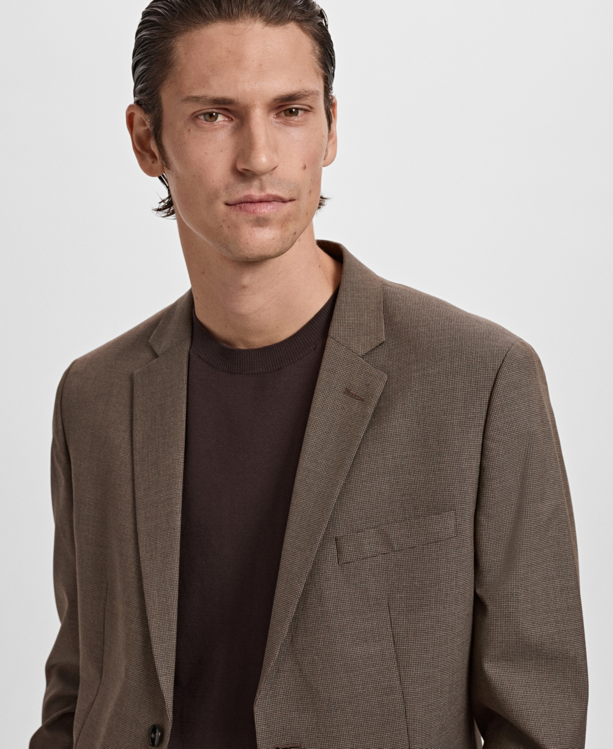 Mango Men's Stretch Fabric Super Slim-Fit Suit Jacket