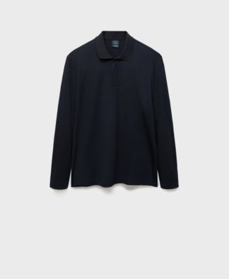 Men's Regular-Fit Knitted Polo Sweater