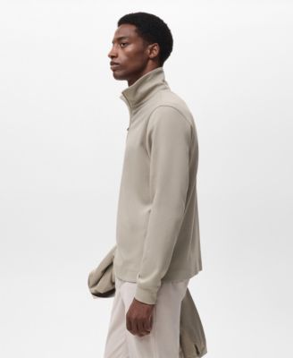 Men's Regular-Fit Zipper Technical Sweatshirt