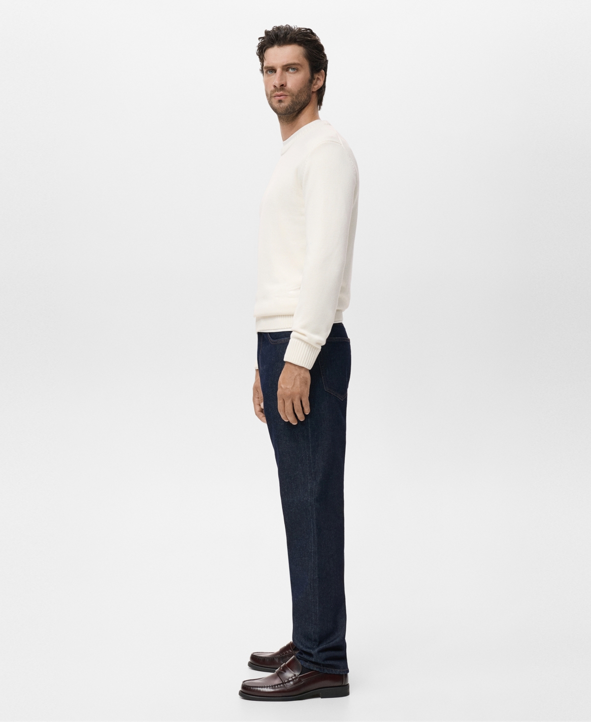 Mango Men's Fine-Knit Sweater