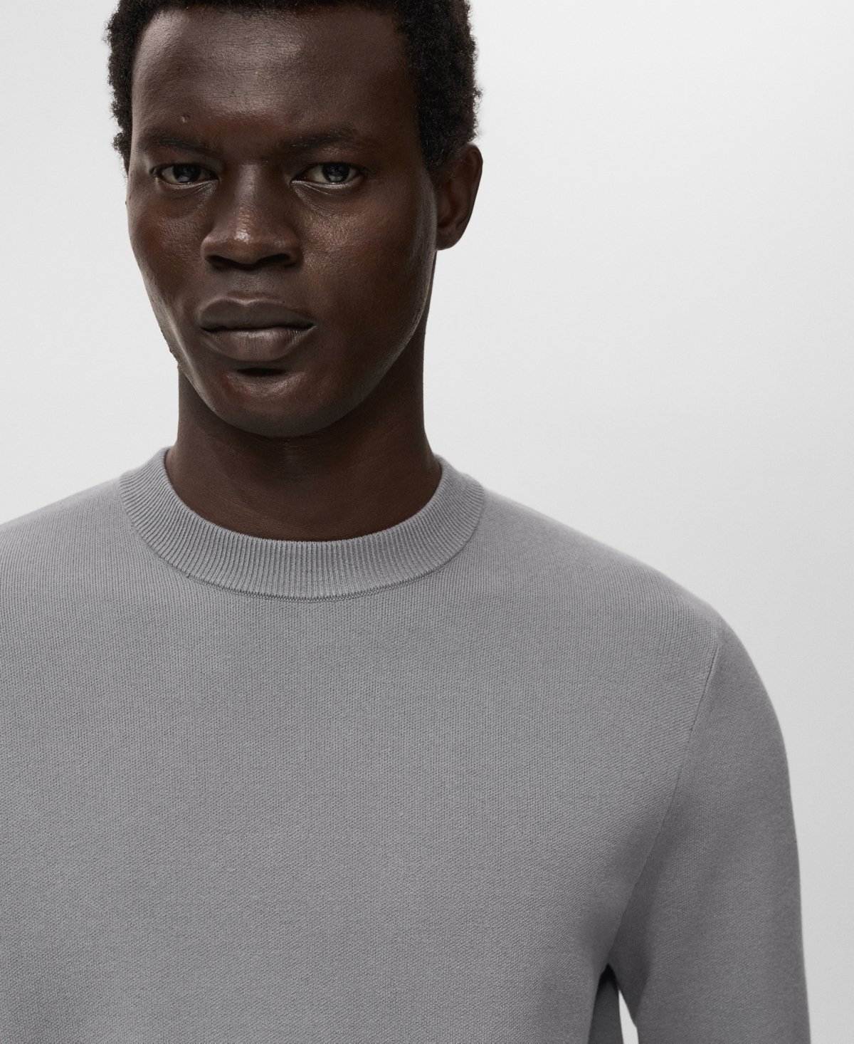 Mango Men's Medium-Knit Regular-Fit Sweater