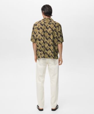 Men's Flowy Printed Shirt