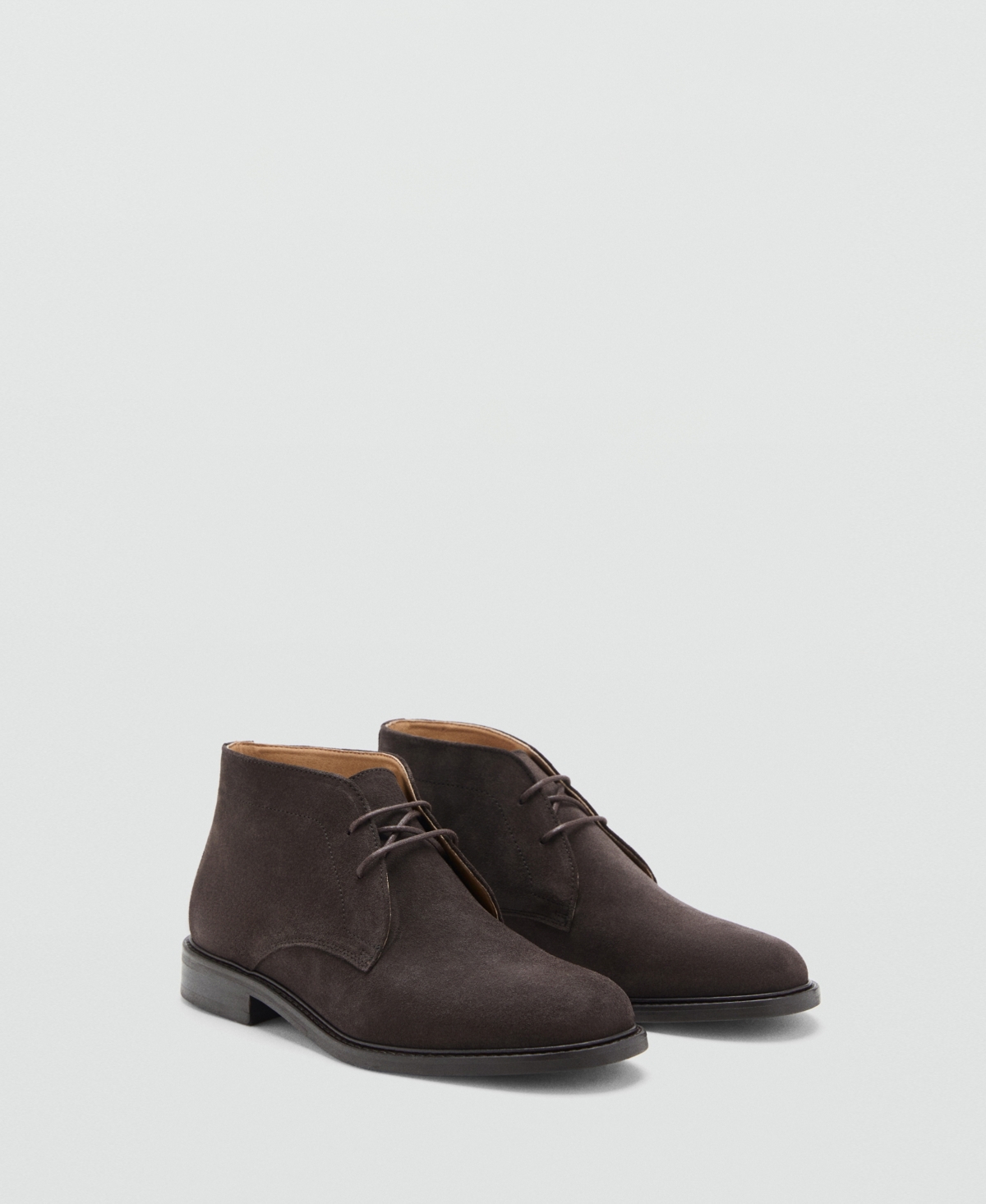 Mango Men's Suede Leather Ankle Boots