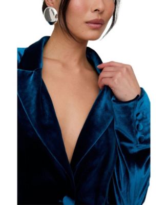 Women's Valerie Tailored Velvet Blazer