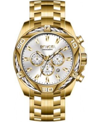 Men's 34121 Bolt Quartz Chronograph Silver Dial Watch