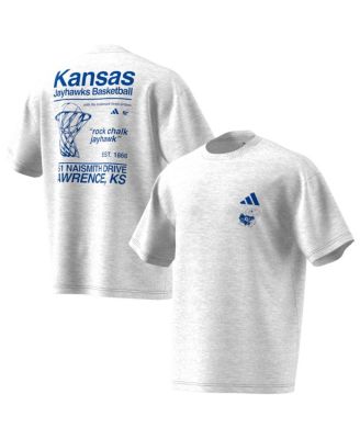 adidas - Men's Gray Kansas Jayhawks Off-Court T-Shirt
