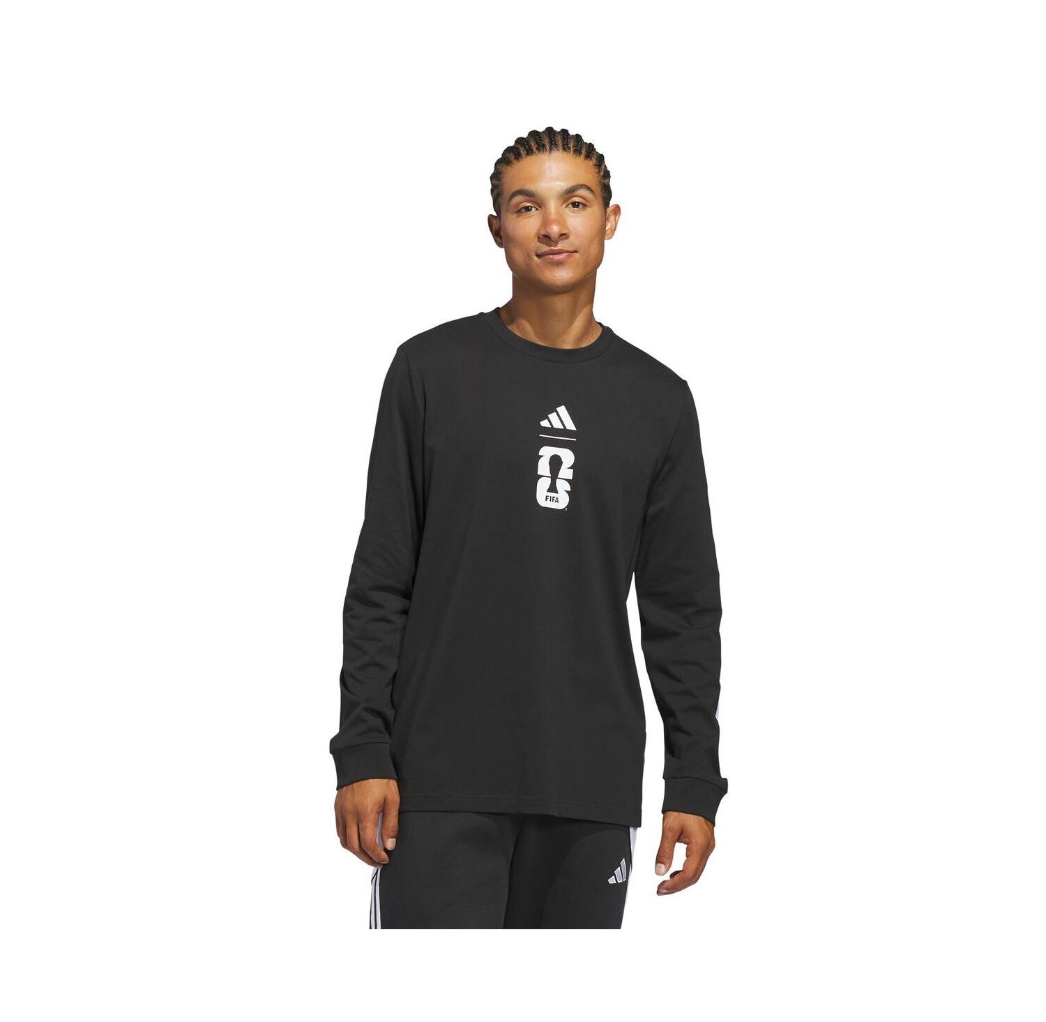 Men's Black 2026 FIFA World Cup Graphic Long Sleeve T-Shirt
