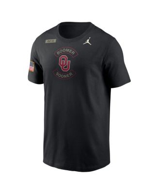 Men's Black Oklahoma Sooners 2025 Military Appreciation Dri-FIT T-Shirt