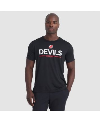 Fanatics - Men's Black New Jersey Devils Authentic Pro Rink Tech T-Shirt