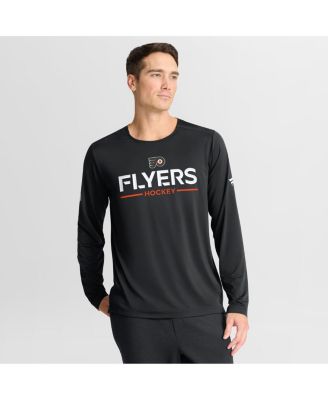 Fanatics - Men's Black Philadelphia Flyers Authentic Pro Rink Tech Long Sleeve T-Shirt