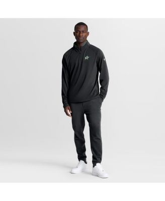 Men's Black Dallas Stars Authentic Pro Rink Training Quarter-Zip Pullover Sweatshirt