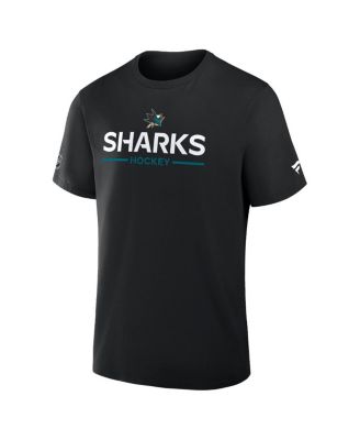 Men's Black San Jose Sharks Authentic Pro Primary T-Shirt
