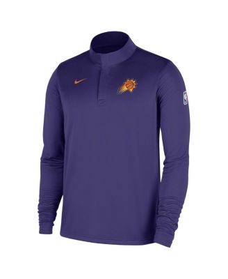 Men's Purple Phoenix Suns 2025/26 Authentic Coaches Quarter-Zip Dri-Fit Sweatshirt
