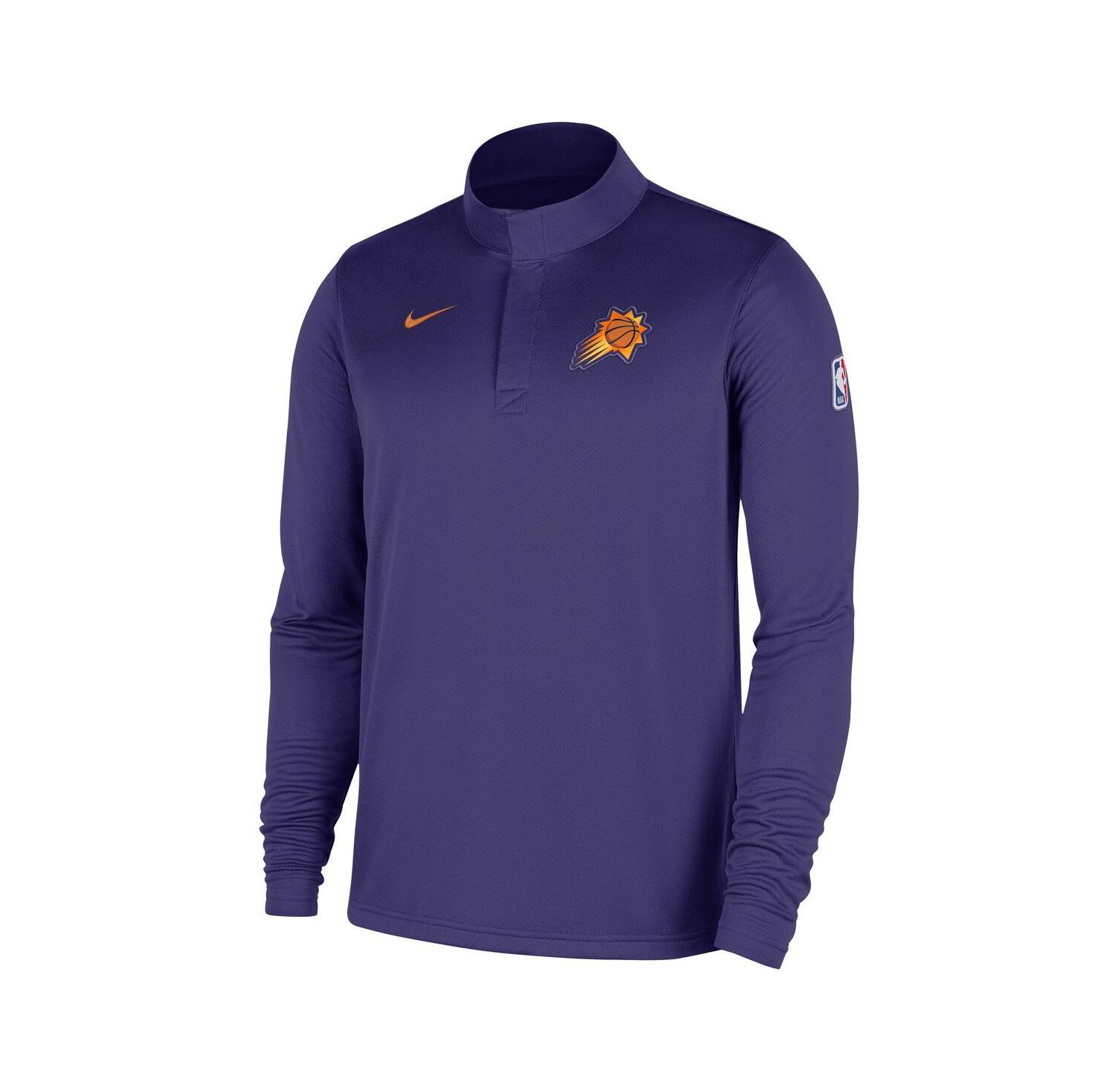 Men's Purple Phoenix Suns 2025/26 Authentic Coaches Quarter-Zip Dri-Fit Sweatshirt