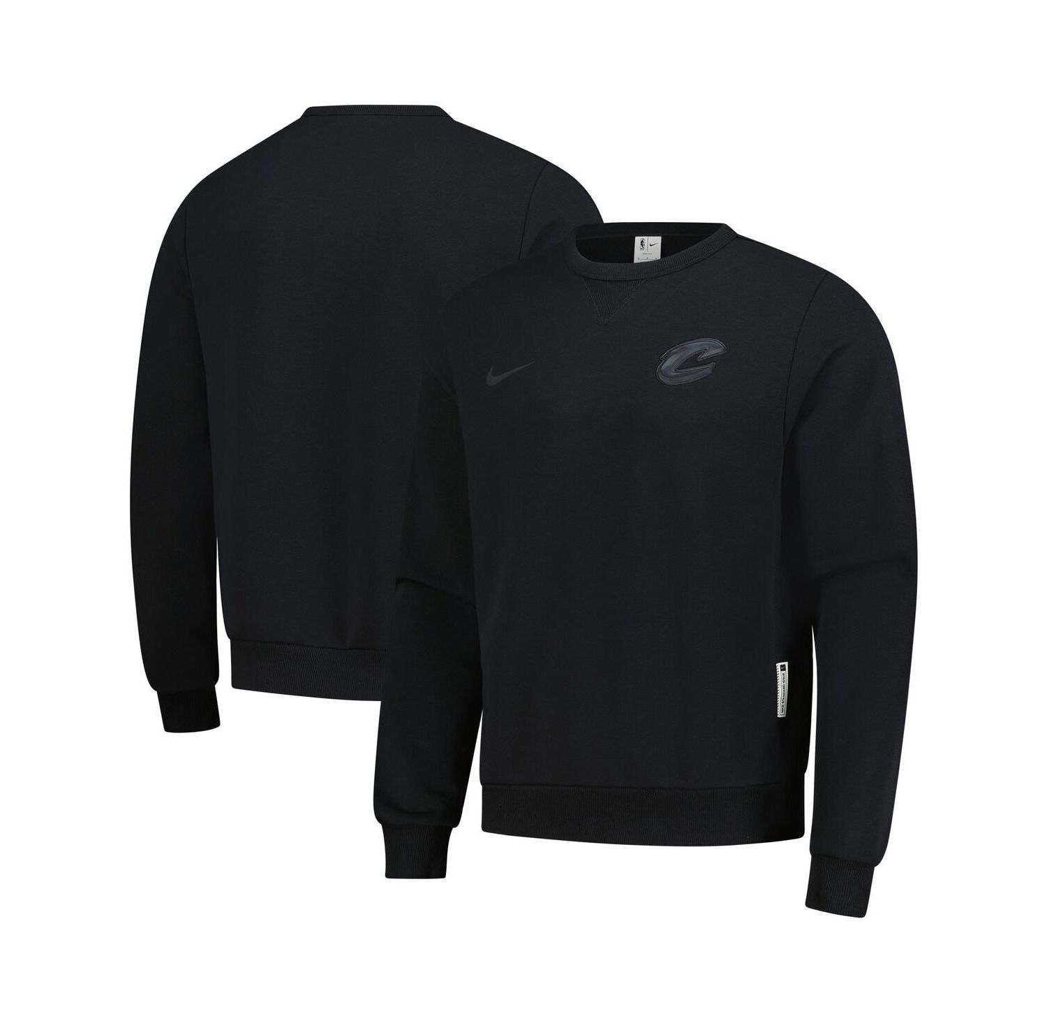 Men's Black Cleveland Cavaliers Authentic Standard Issue Travel Dri-FIT Sweatshirt
