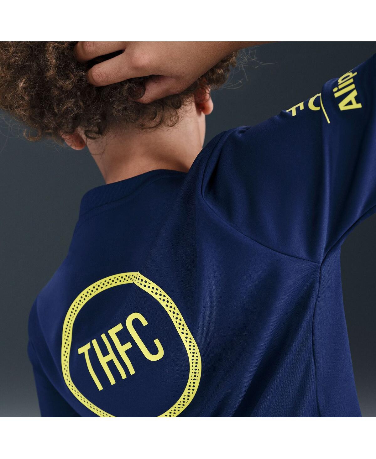 Nike Big Boys and Girls Navy Tottenham Hotspur 2025/26 Third Academy Pro Pre-Match Dri-Fit Jersey