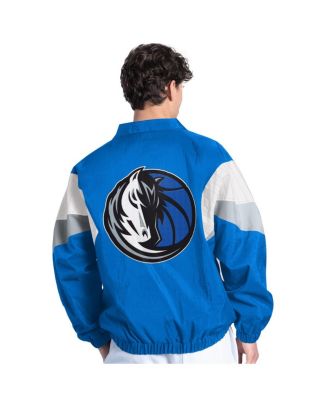 Men's Blue Dallas Mavericks Yard Line Full-Zip Jacket