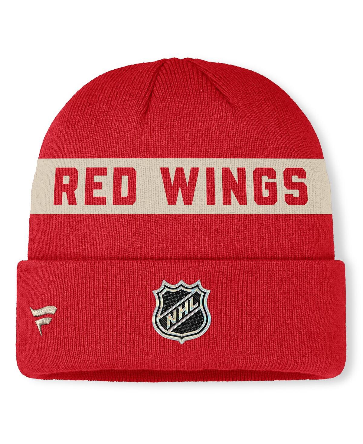 Fanatics Men's Red Detroit Red Wings Centennial Cuffed Knit Hat